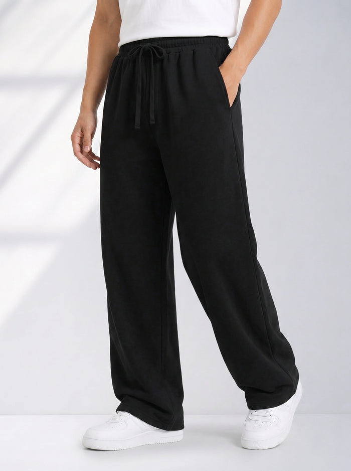 Cotton Wide Leg Pants