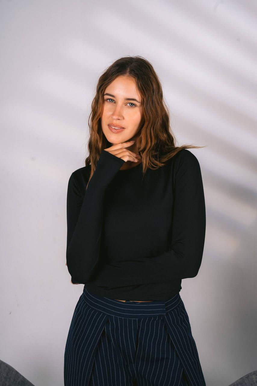 Long sleeve basic top