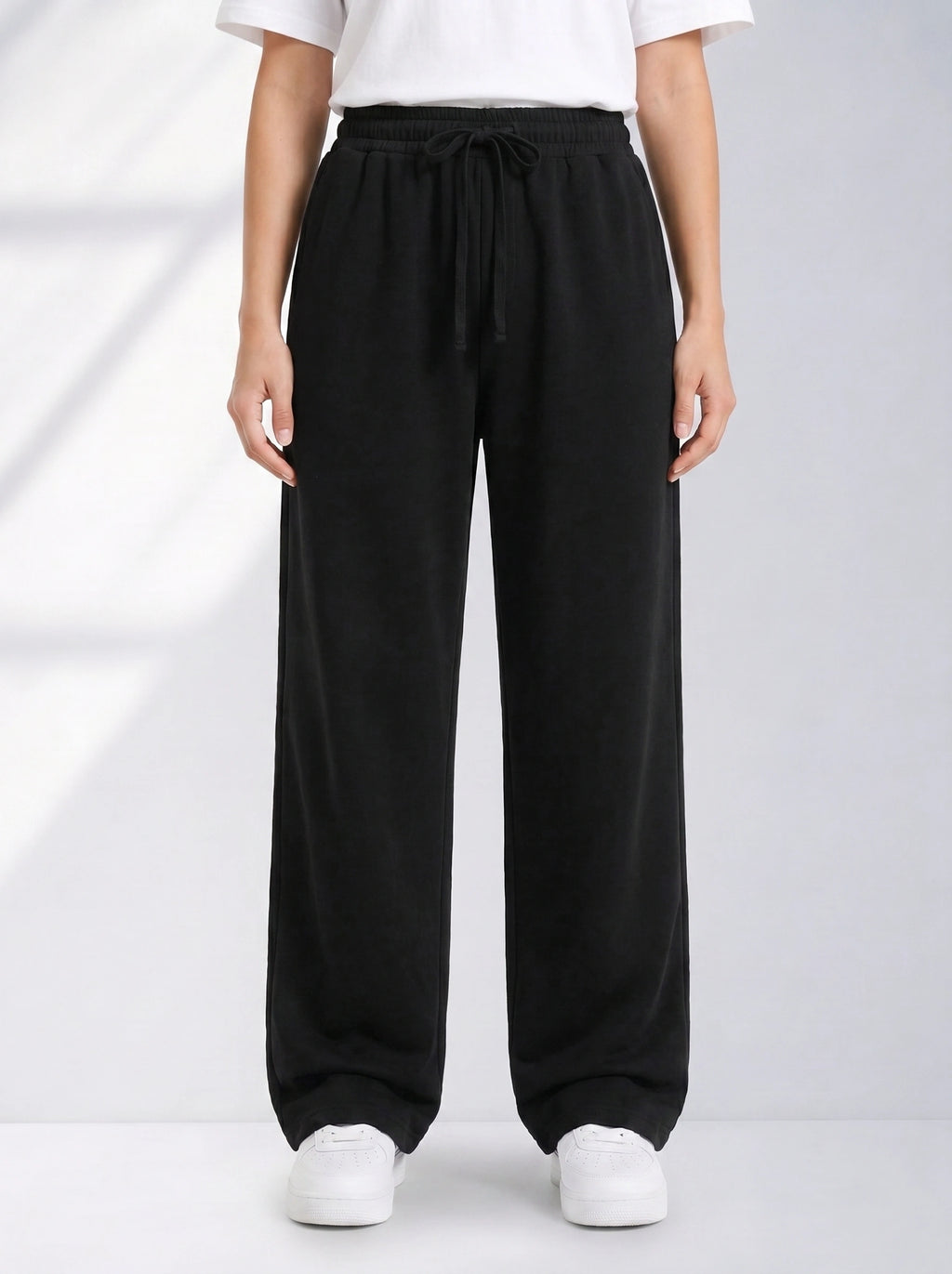 Cotton Wide Leg Pants