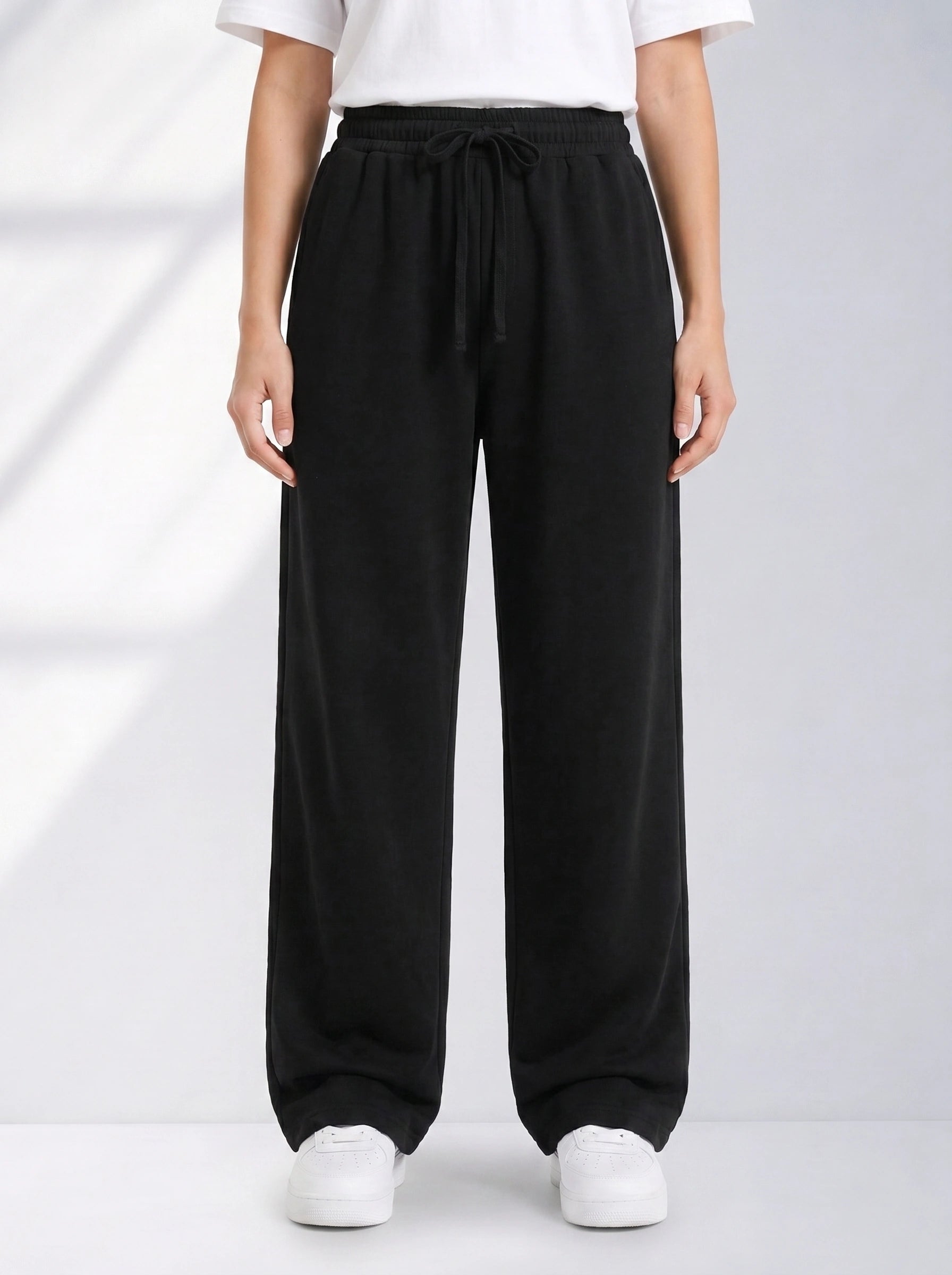 Cotton Wide Leg Pants