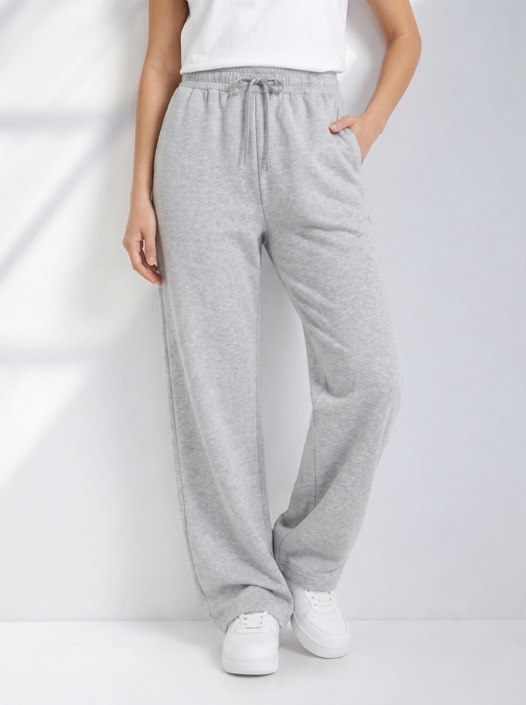 Cotton Wide Leg Pants