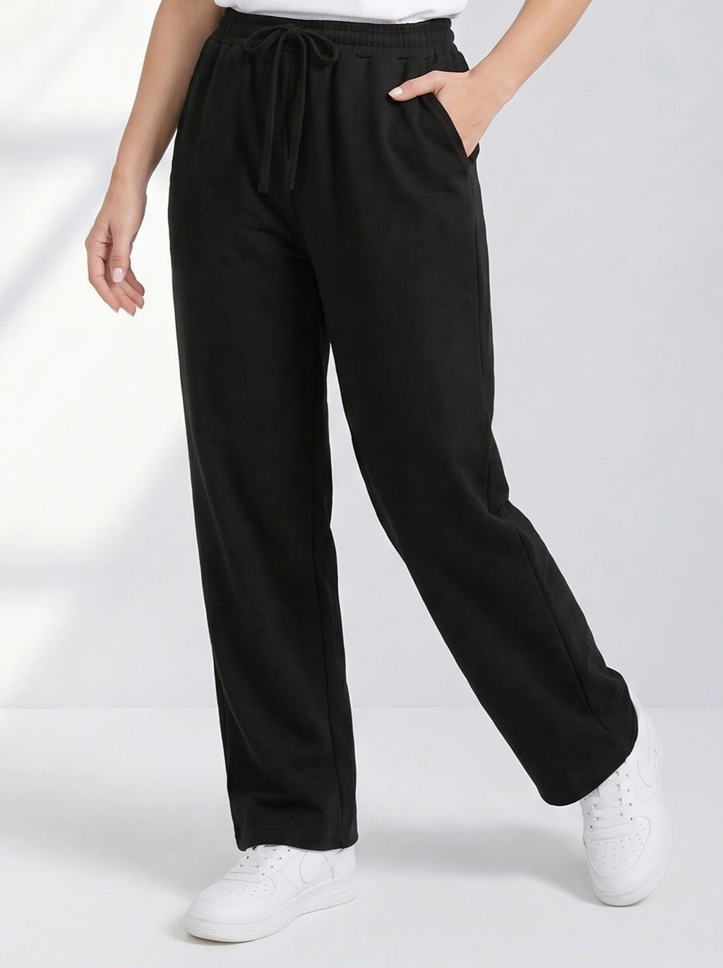Cotton Wide Leg Pants
